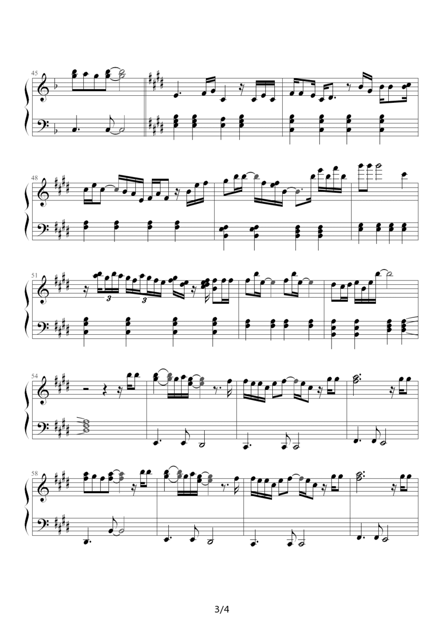 Badfinger Without You钢琴谱