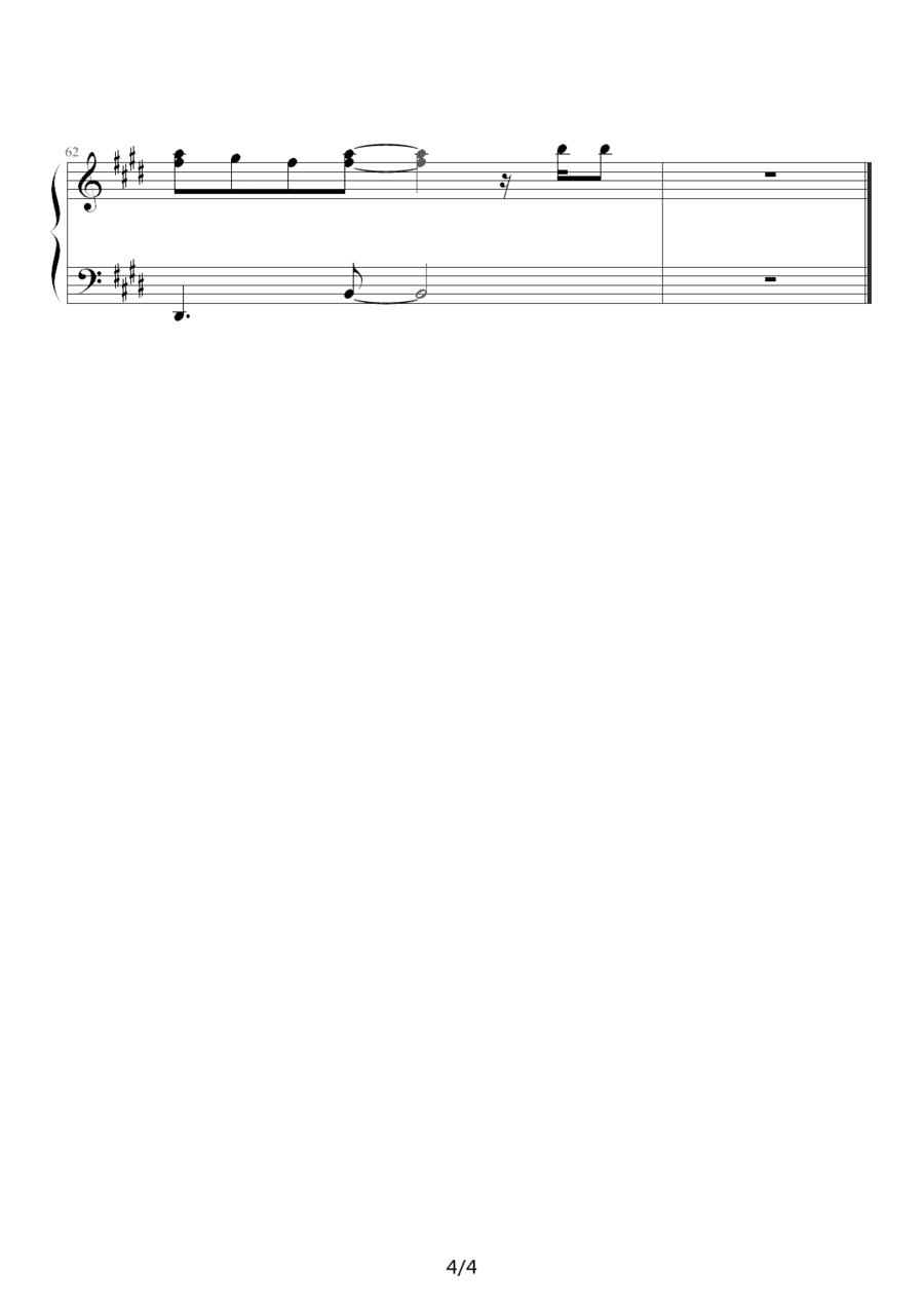 Badfinger Without You钢琴谱