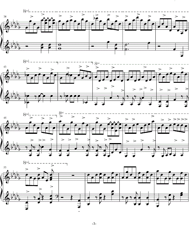 John Legend All Of Me钢琴谱