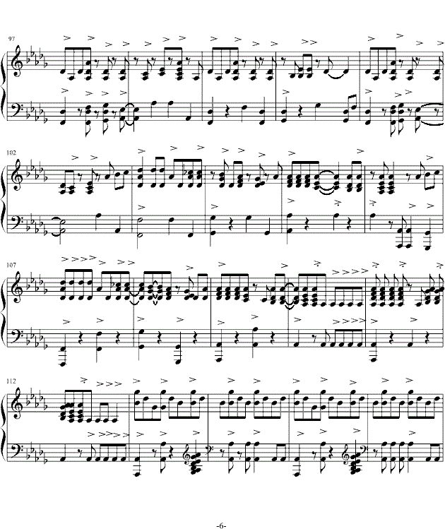 John Legend All Of Me钢琴谱