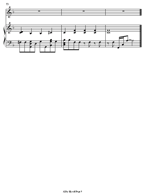 Eric Carmen all by myself钢琴谱