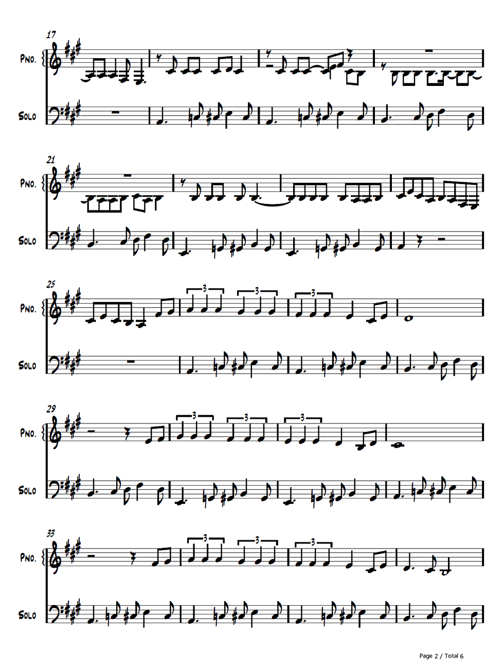 梅根·特瑞娜 All About That Bass钢琴谱