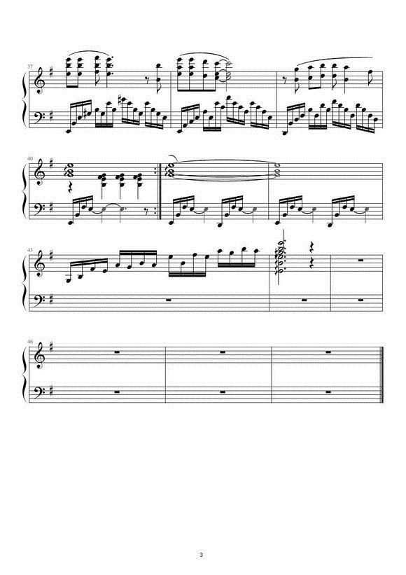 alin我等到花儿也谢了钢琴谱