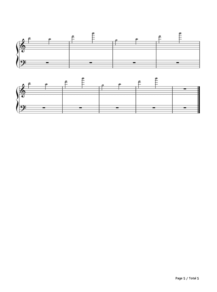 艾薇儿Alice钢琴谱完整版