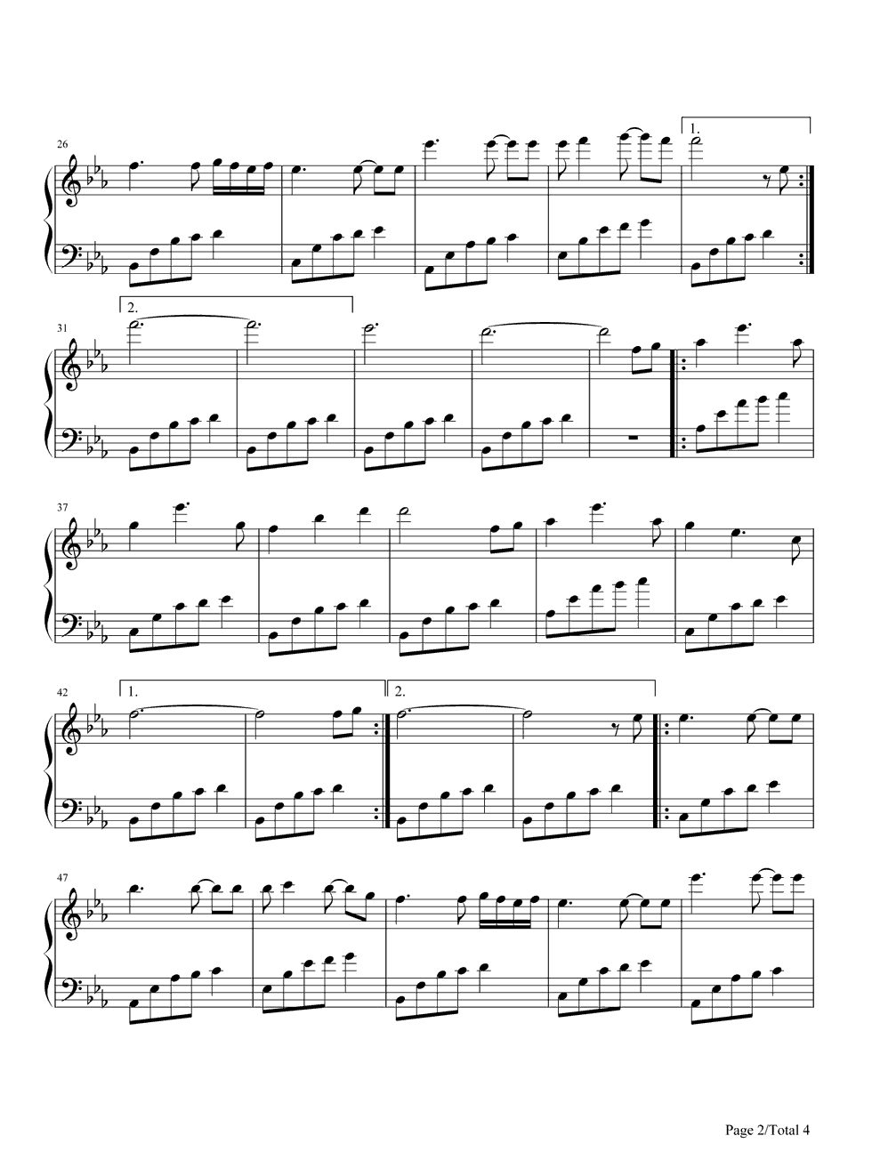 A Simple Life钢琴谱