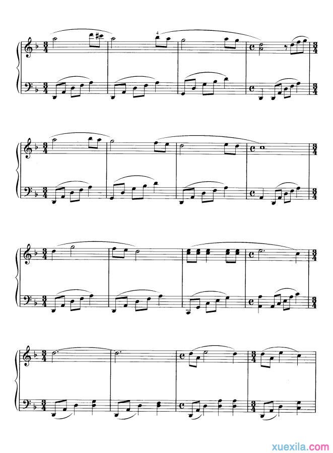 飞鸟与鱼钢琴谱