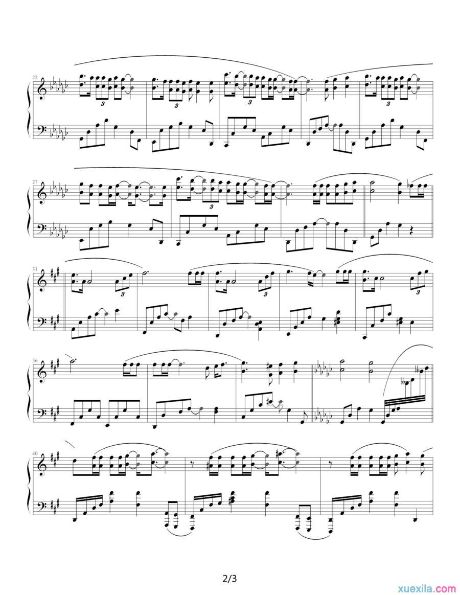 When You Tell Me That You Love Me钢琴谱