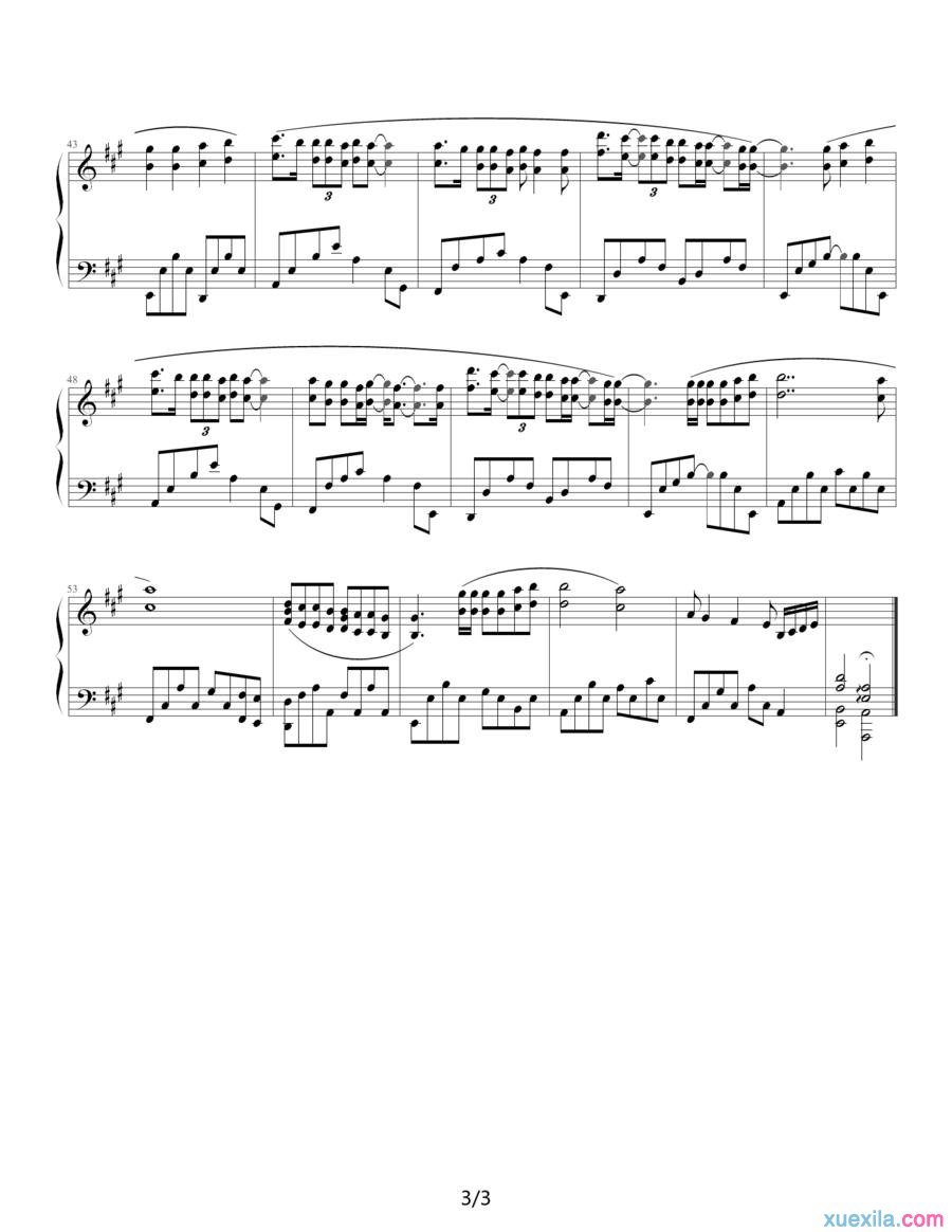 When You Tell Me That You Love Me钢琴谱