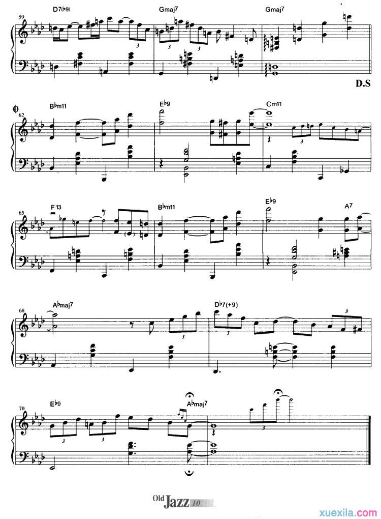 All The Things You Are钢琴谱