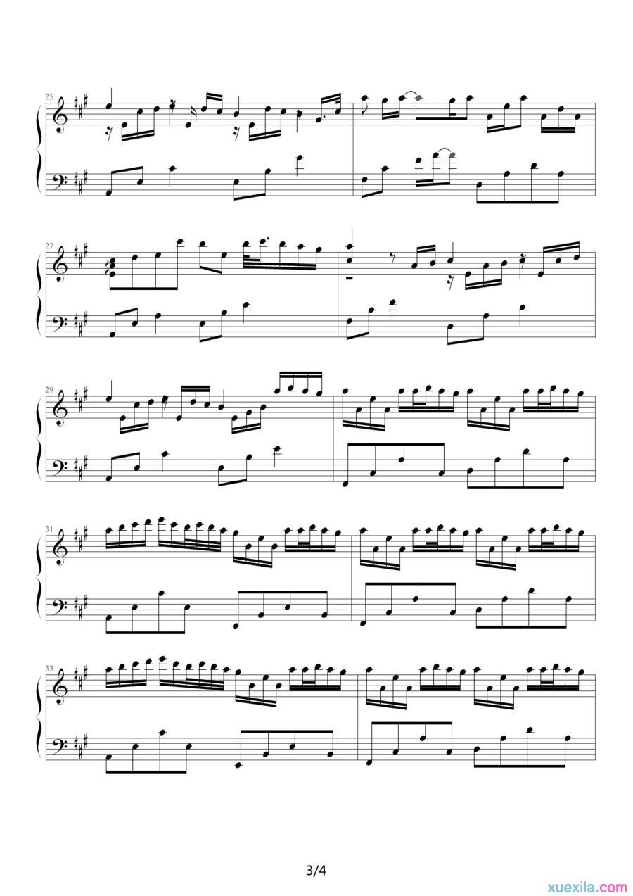 River Flows In You钢琴谱