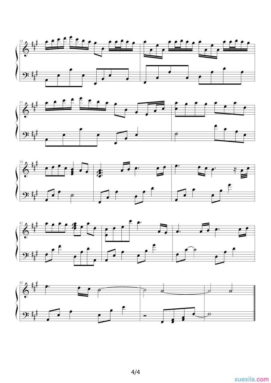 River Flows In You钢琴谱