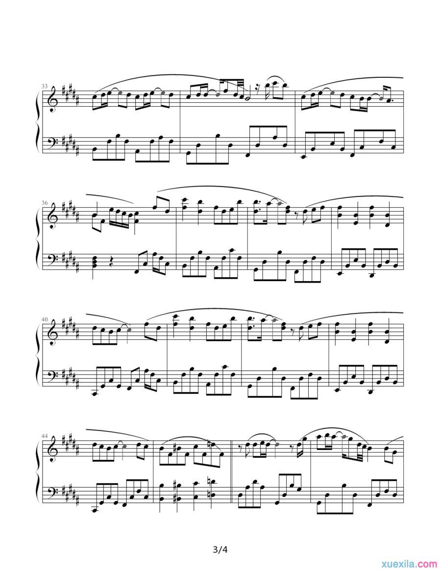 我们怎么了钢琴谱