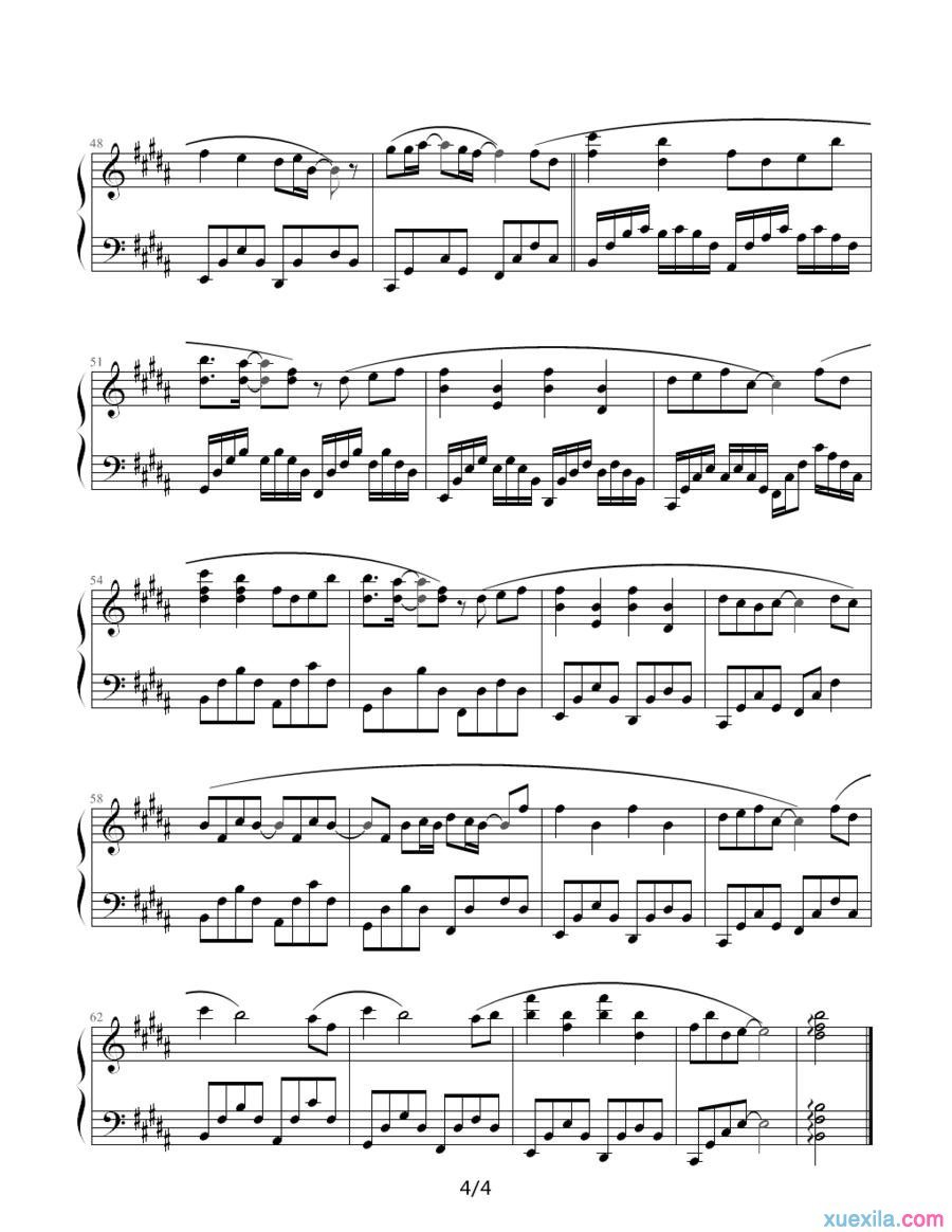 我们怎么了钢琴谱