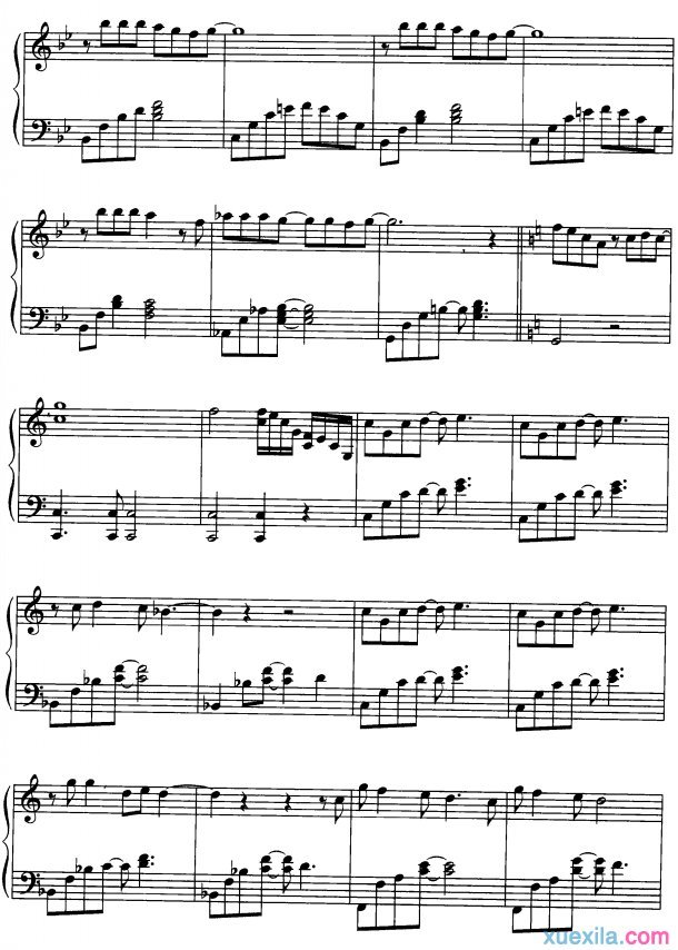 I Just Can't Stop Loving You钢琴谱