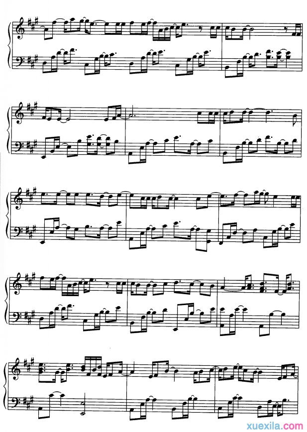 heal the world钢琴谱