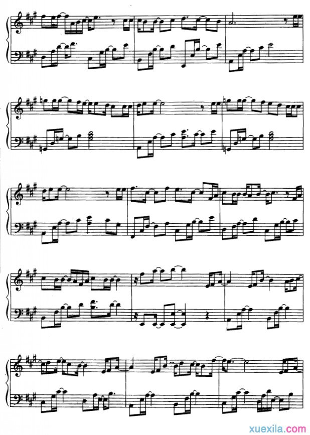 heal the world钢琴谱