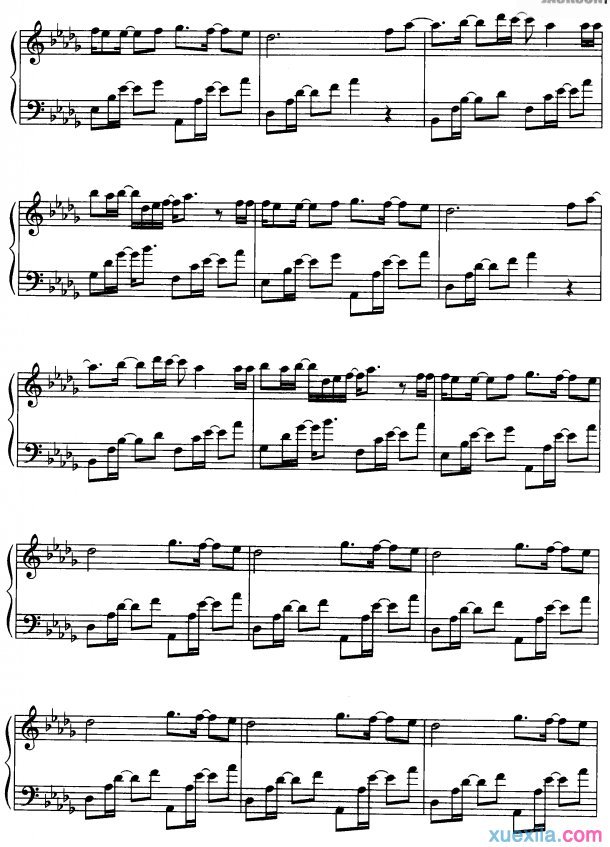 heal the world钢琴谱