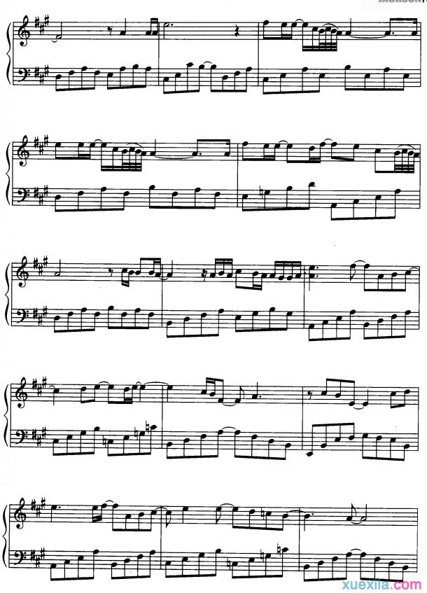 Don't Walk Away钢琴谱