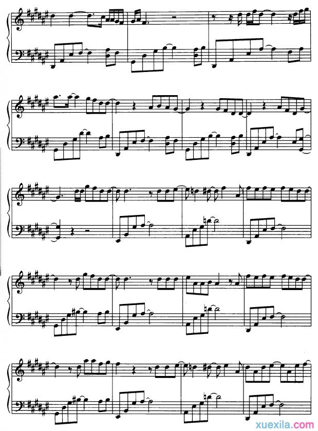 Whatever Happens钢琴谱