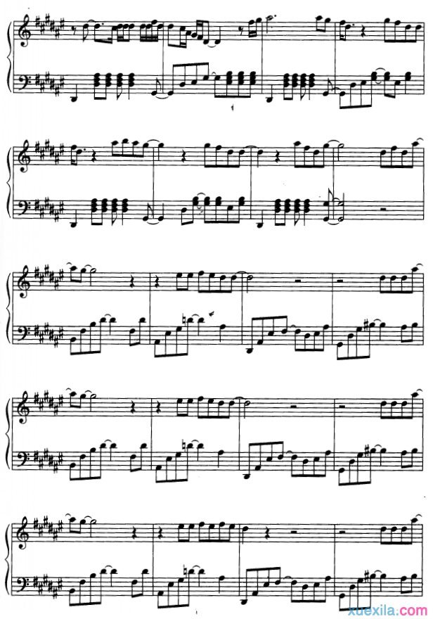 Whatever Happens钢琴谱