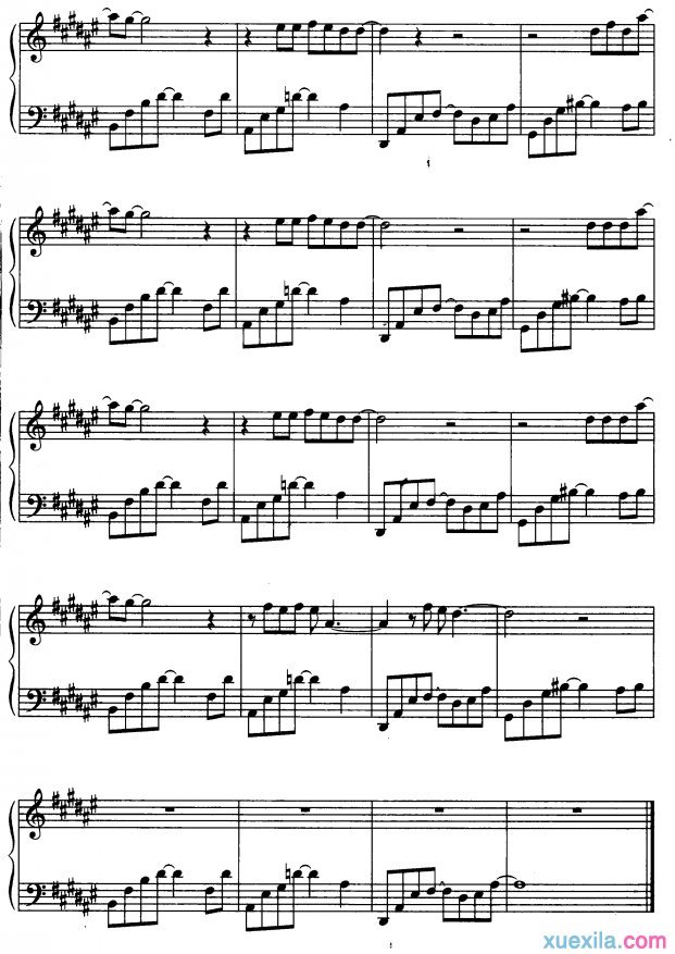 Whatever Happens钢琴谱