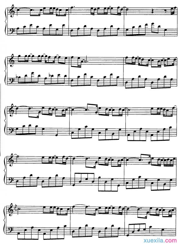 You Are Not Alone钢琴谱