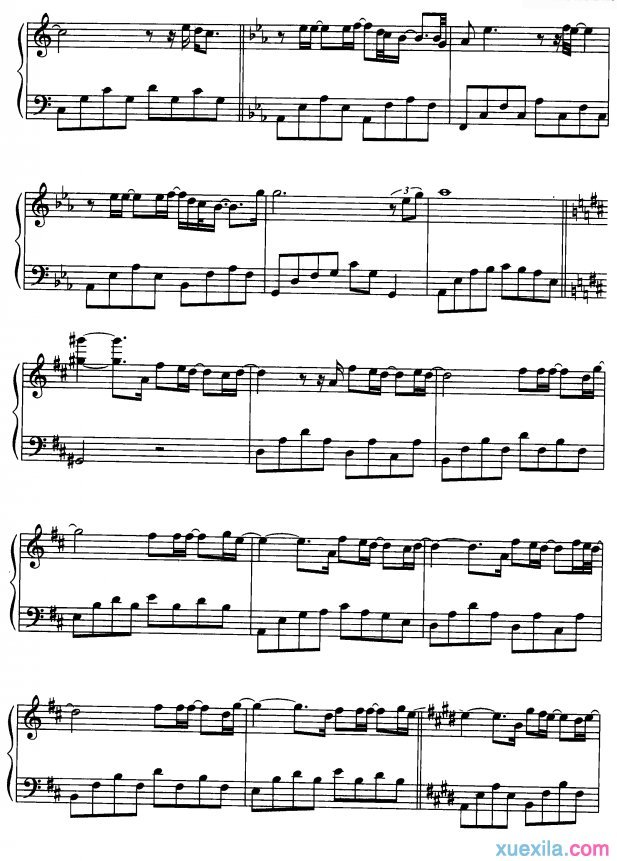 You Are Not Alone钢琴谱