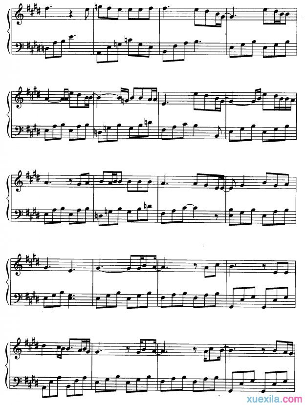 you are my life钢琴谱