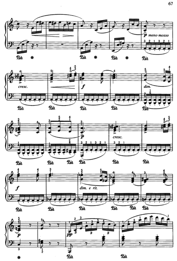 致爱丽丝钢琴谱_致爱丽丝曲谱怎么弹