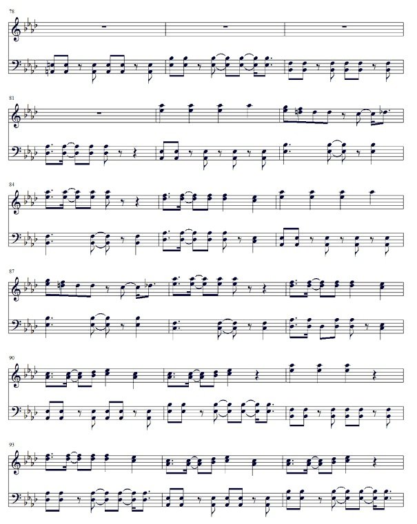 EXO 3.6.5钢琴谱完整版