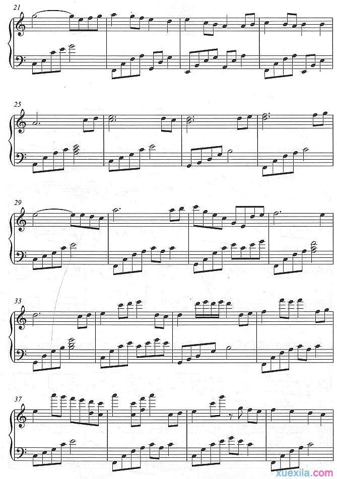 童年钢琴谱_童年钢琴演奏视频