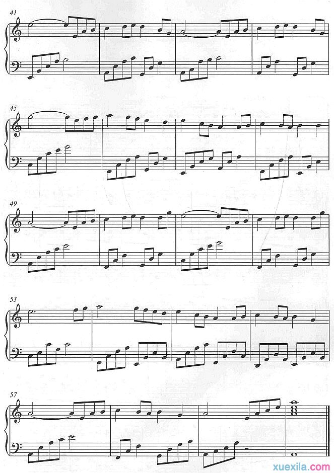 童年钢琴谱_童年钢琴演奏视频