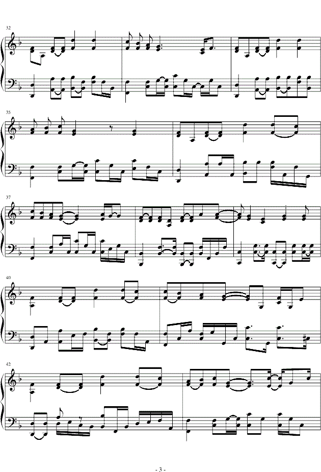 21Guns钢琴谱完整版