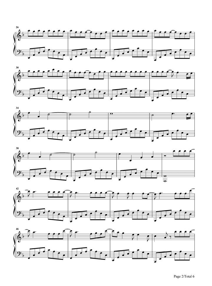 2015reset钢琴谱_2015reset歌词歌谱