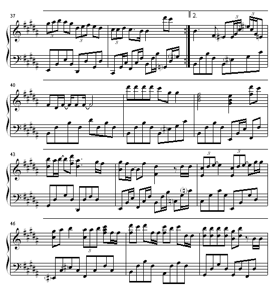 李克勤刻不容缓钢琴谱