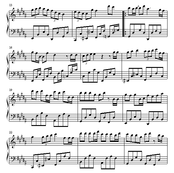 李克勤刻不容缓钢琴谱