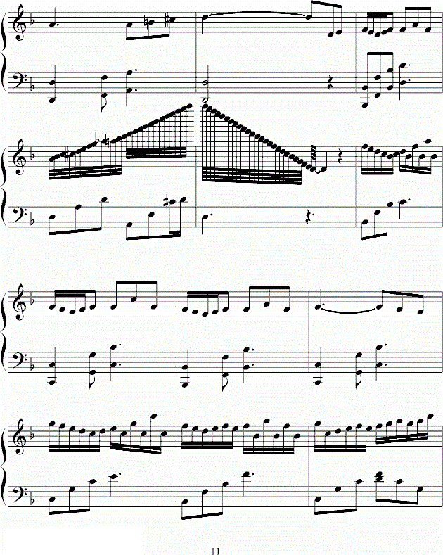 李克勤我不会唱歌钢琴谱