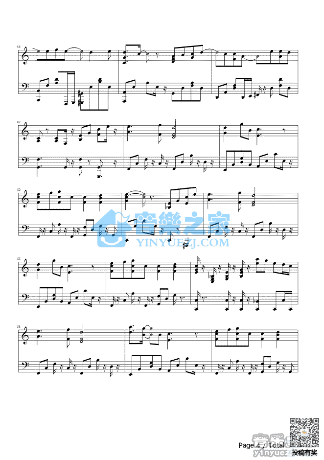 周杰伦蒲公英的约定钢琴谱