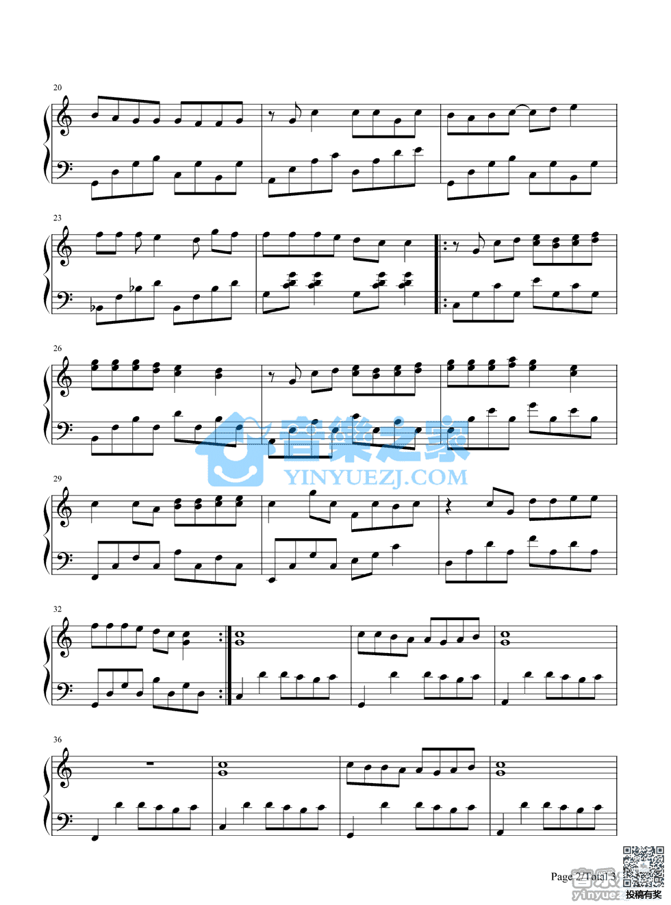 周杰伦简单爱钢琴谱及歌词