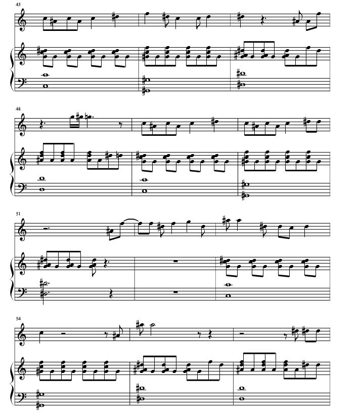 apologize伴奏钢琴谱