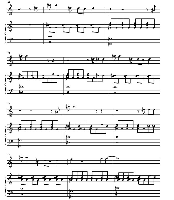 apologize伴奏钢琴谱