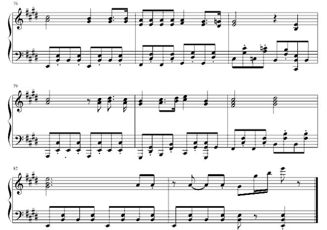 aph圆圆的地球钢琴谱