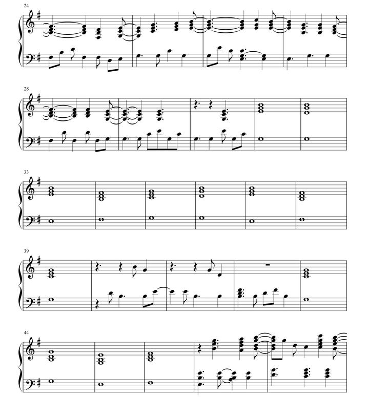 another love钢琴谱