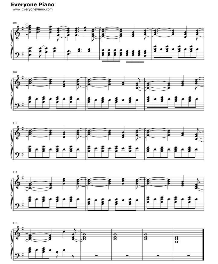 another love钢琴谱