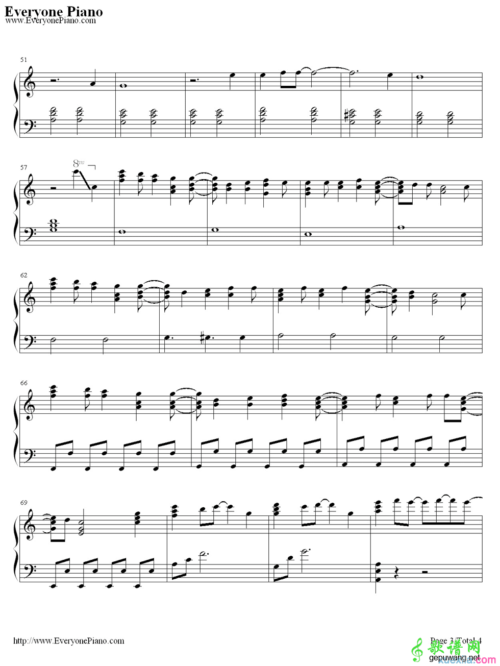 My Dearest钢琴谱完整版