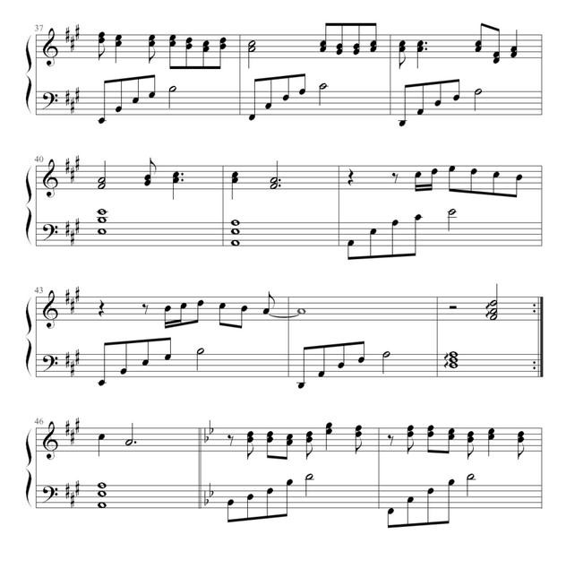 阿杜他一定很爱你钢琴谱