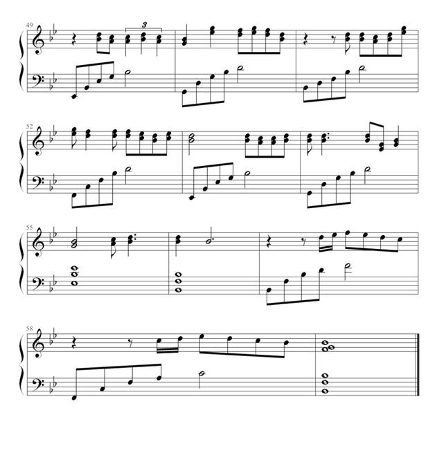 阿杜他一定很爱你钢琴谱