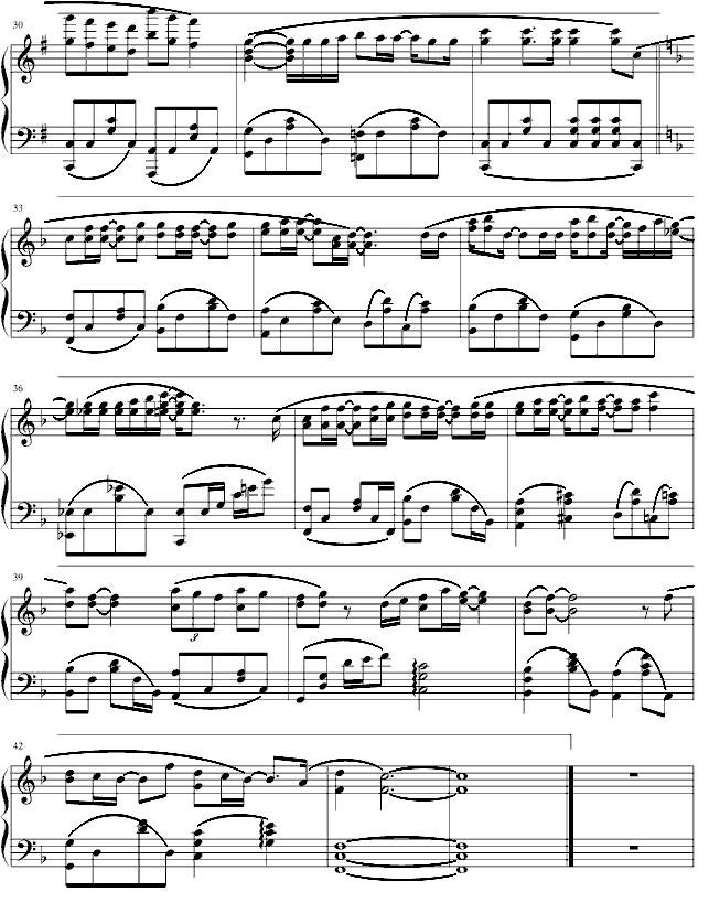 谁来爱我钢琴谱