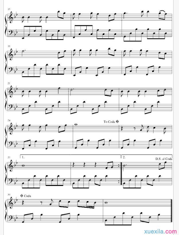 张雨生大海钢琴谱_大海歌词