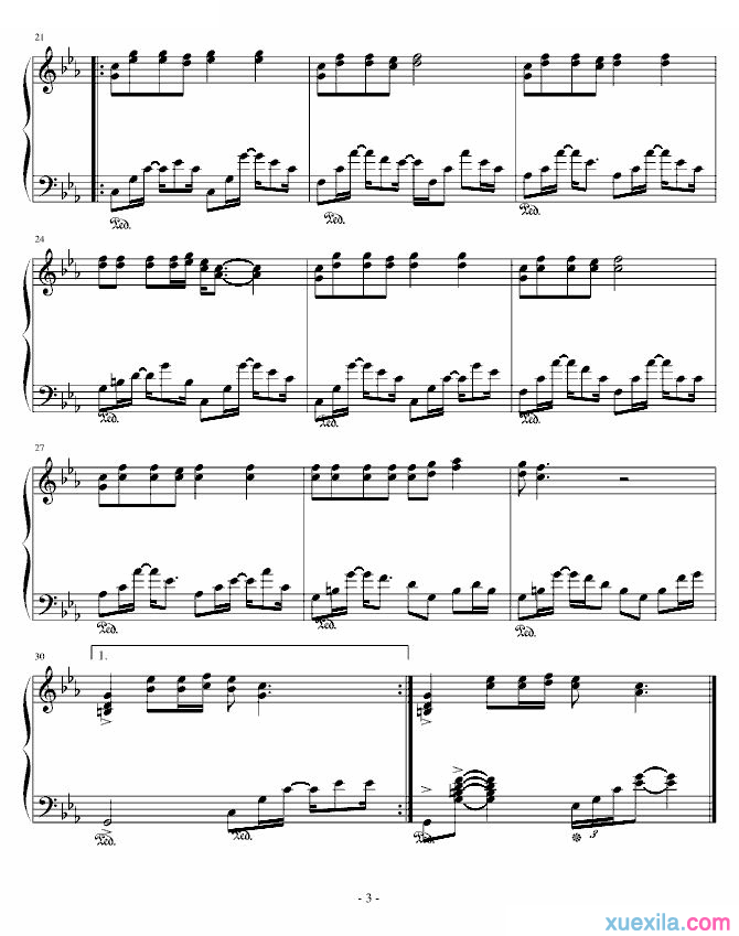 你是我的玫瑰花庞龙钢琴谱